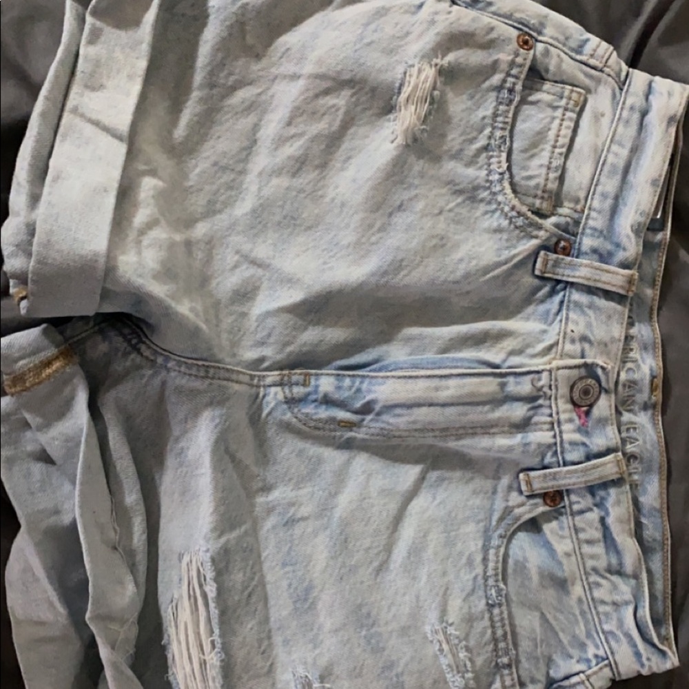 Rainbow American Eagle Jean Shorts!